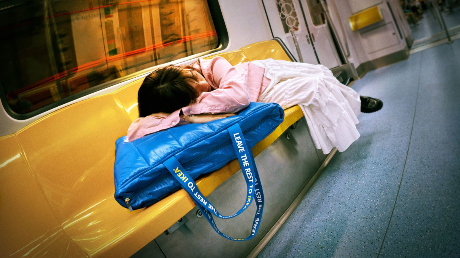 Napping on the go IKEA reimagines its iconic blue bag so you can do just that Marketing Interactive